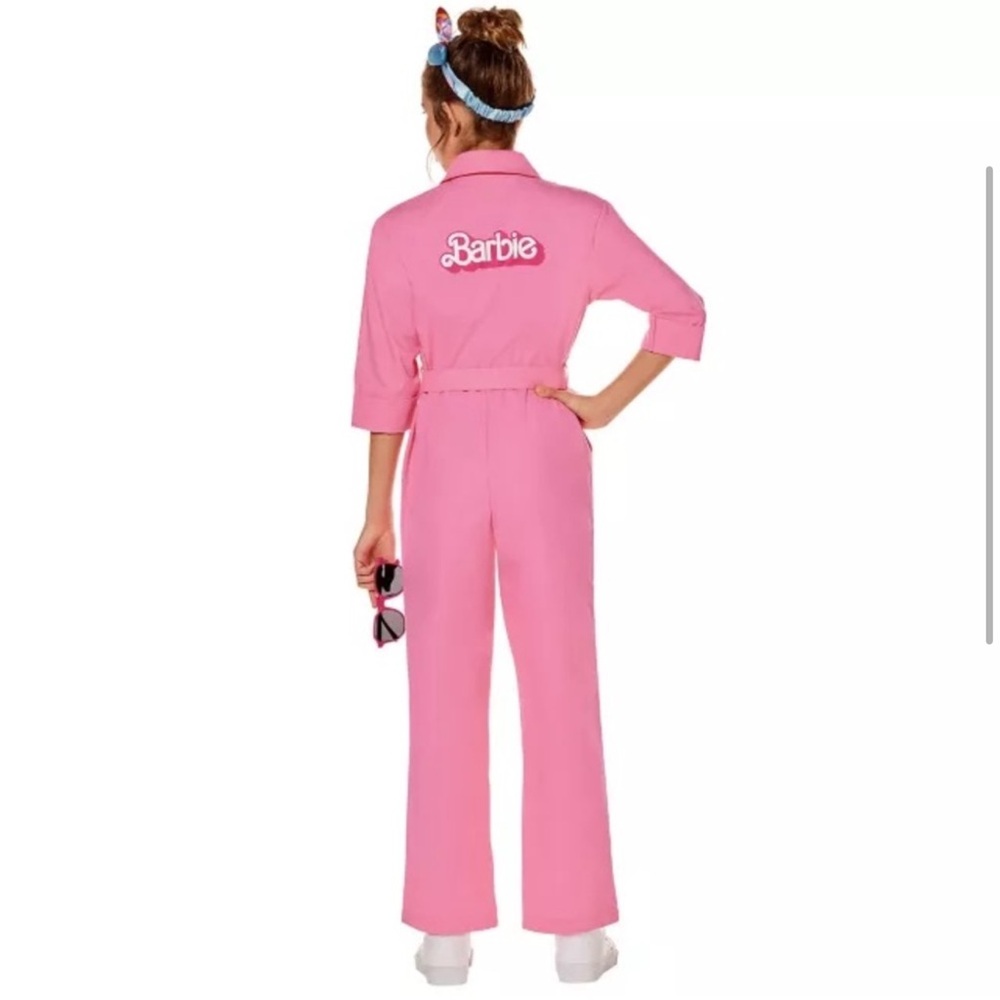 Barbie Pink Jumpsuit Kids Size Medium Barbie Costume